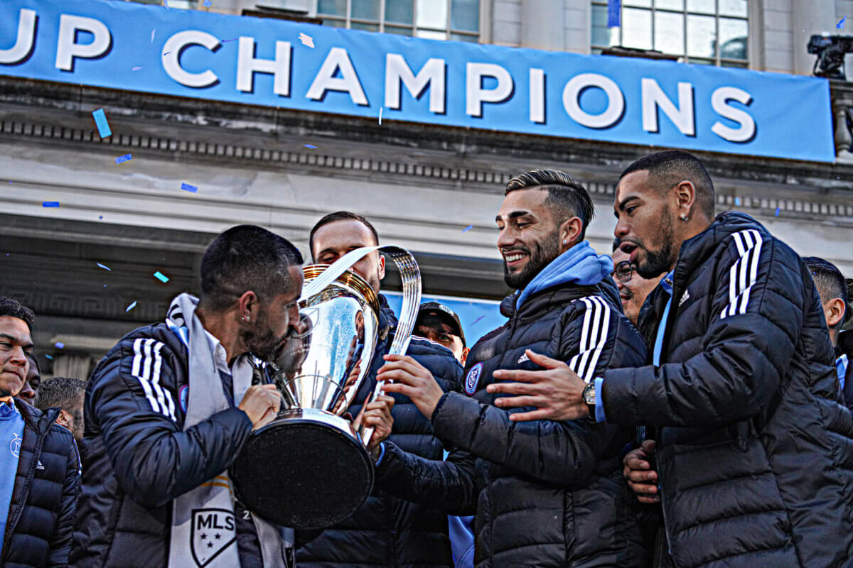 Goooooal! New York City Football Club brings home the championship to City Hall 21