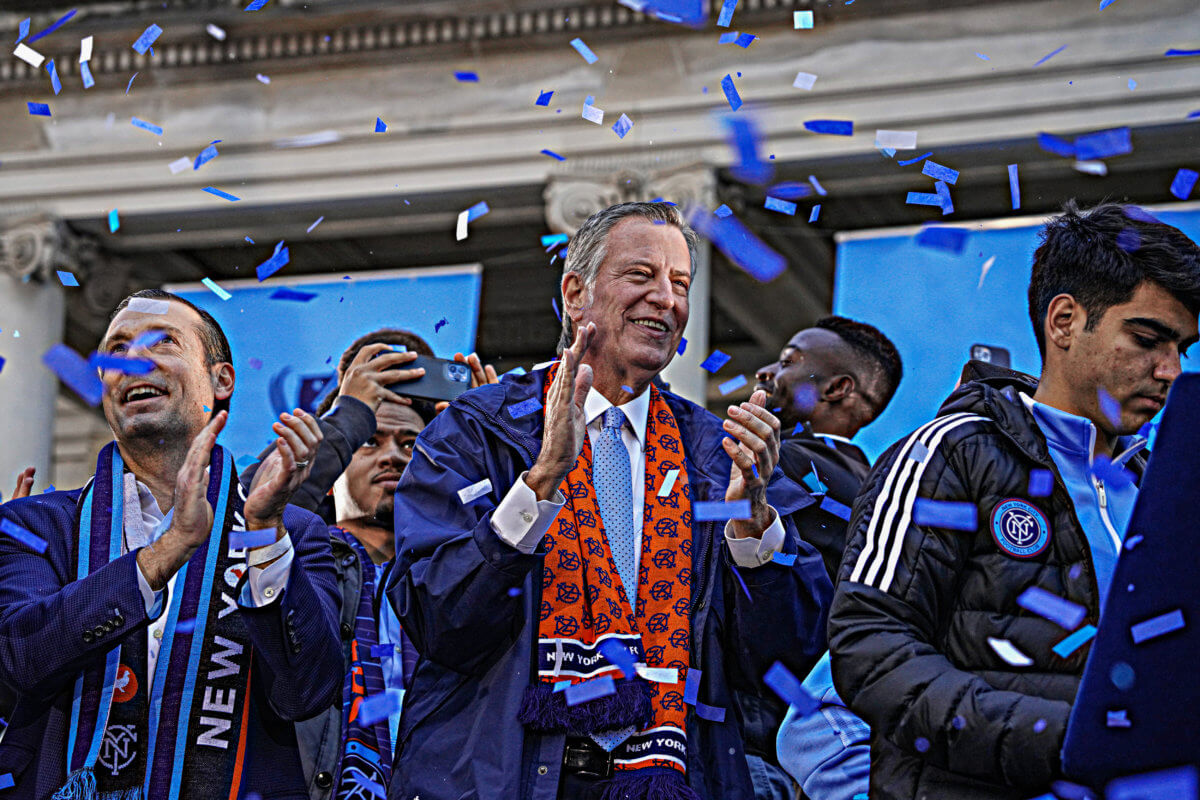 Goooooal! New York City Football Club brings home the championship to City Hall 20