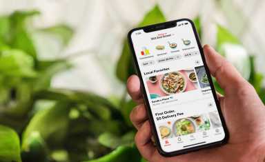 doordash delivery on phone