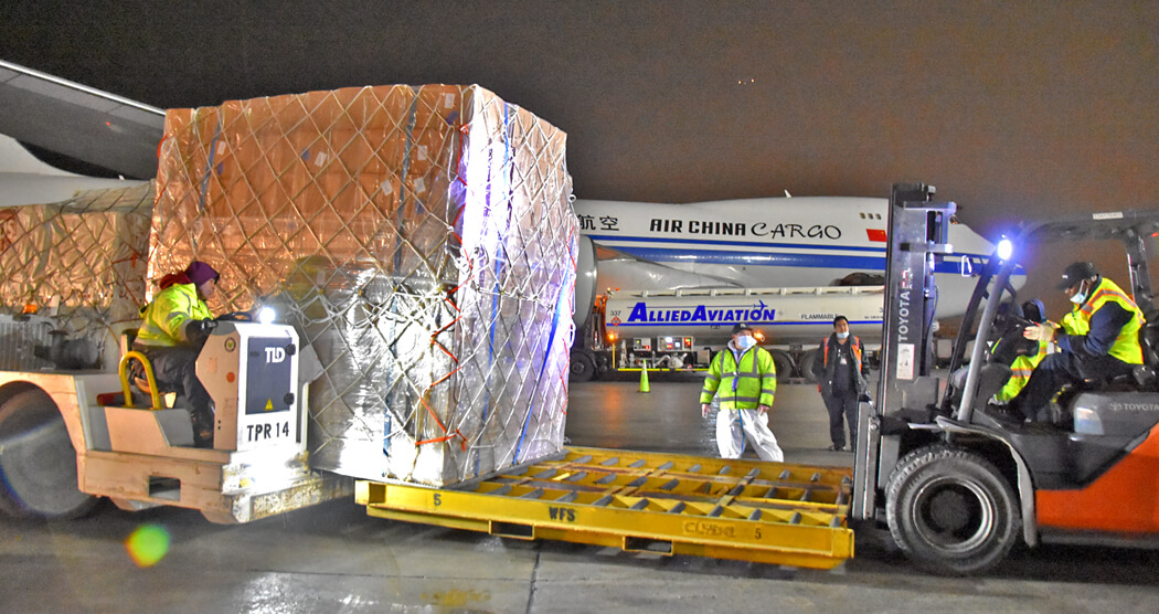 Expedited COVID-19 test kits arrive at JFK Airport 3