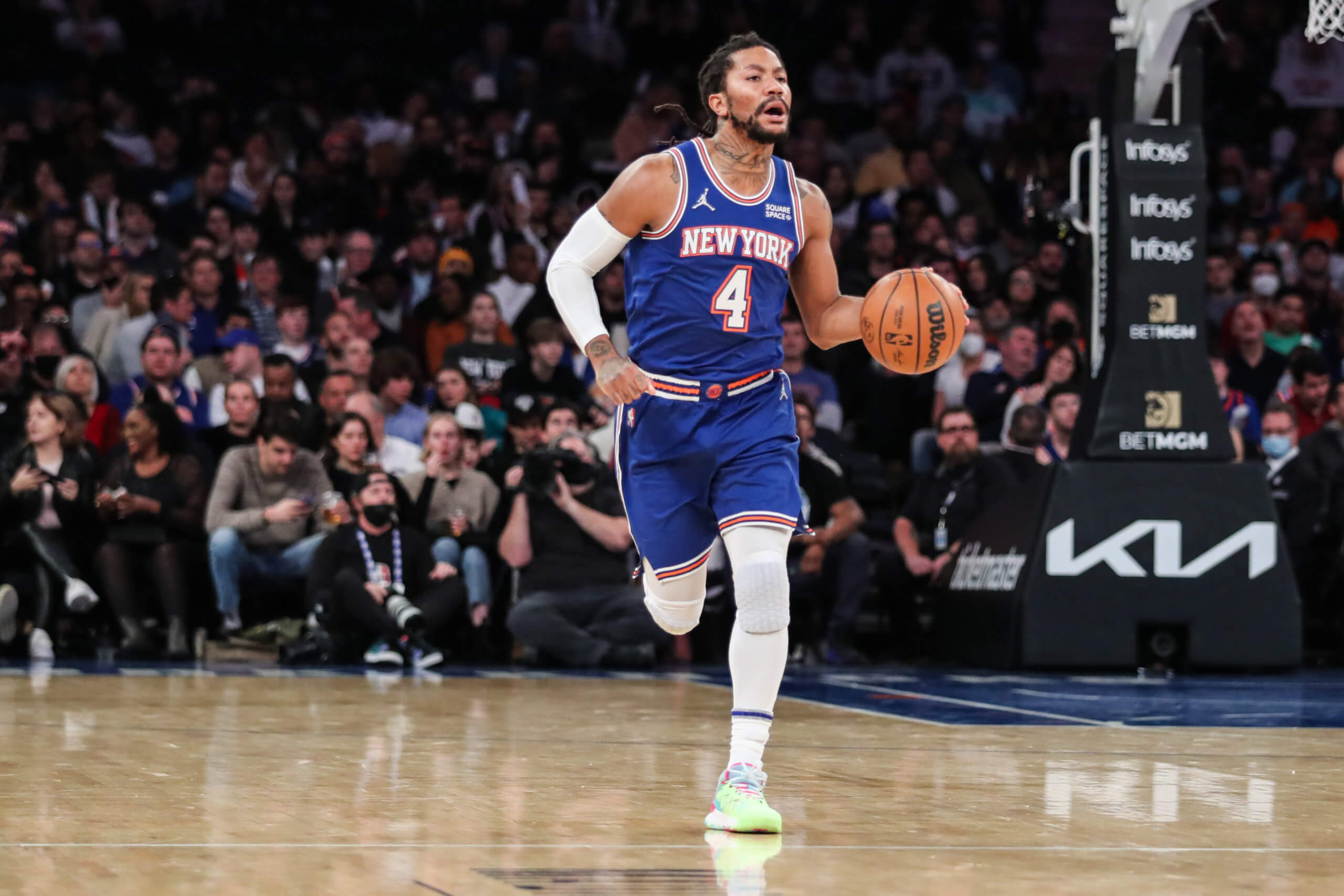 Knicks notes: Derrick Rose progressing well, Cam Reddish playing time already in jeopardy 3 Derrick Rose Knicks