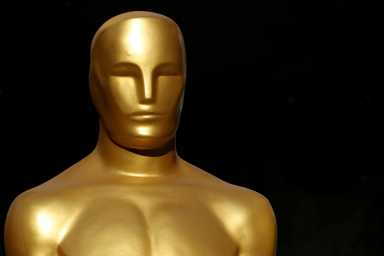 FILE PHOTO: An Oscar statue is shown in a shopping mall next to the arrivals area as preparation for the 92nd Academy Awards continues in Los Angeles