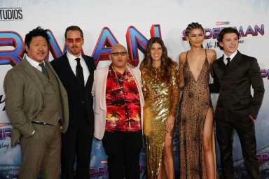 Premiere for the film Spider-Man: No Way Home in Los Angeles