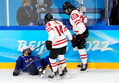 USA women's hockey Canada Olympics