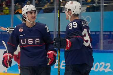 USA men's hockey China Sean Farrell