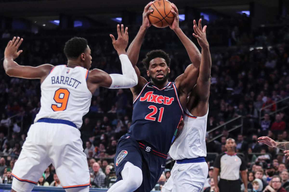Knicks 76ers Joel Embiid