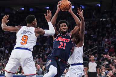 Knicks 76ers Joel Embiid