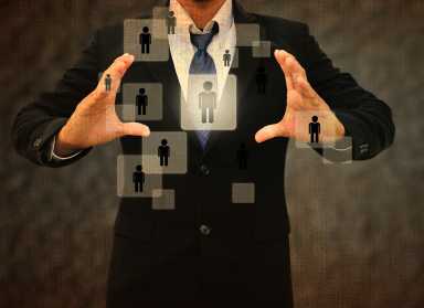 Businessman,Choosing,The,Right,Person,In,The,Old,Texture