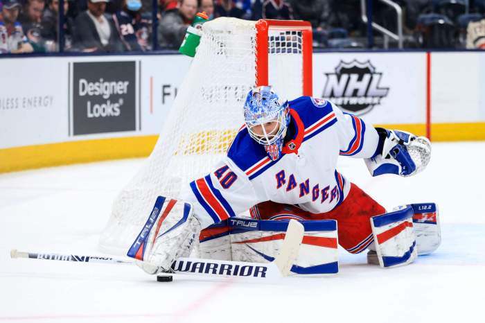 Rangers backup goaltender Alexandar Georgiev.