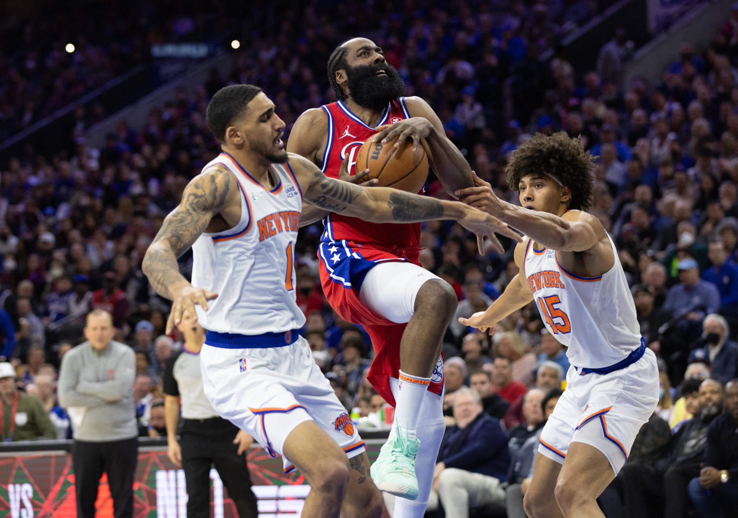 Julius Randle on Knicks defense: 'We weren't fighting enough' 3 Harden Knicks