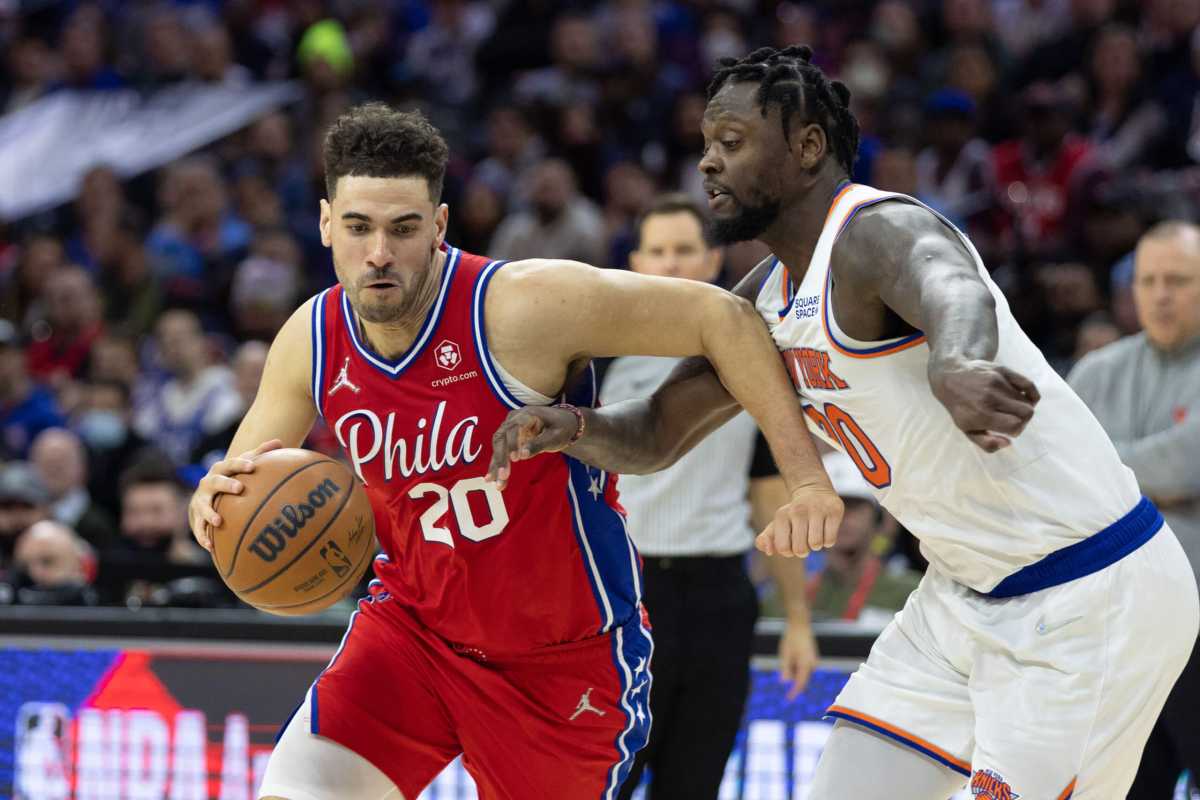 Julius Randle Knicks 76ers