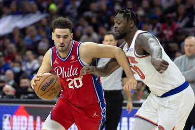 Julius Randle Knicks 76ers