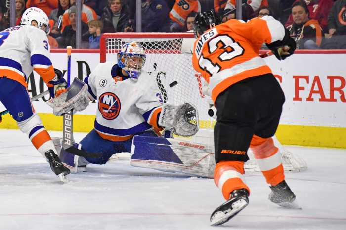 Islanders Flyers Hayes Sorokin