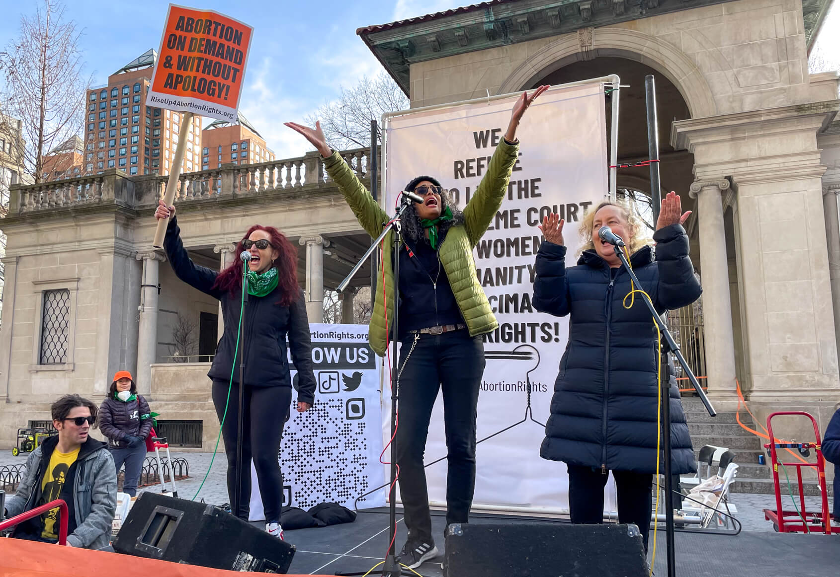 Protesters rally in Union Square to call out the assault on reproductive rights 6
