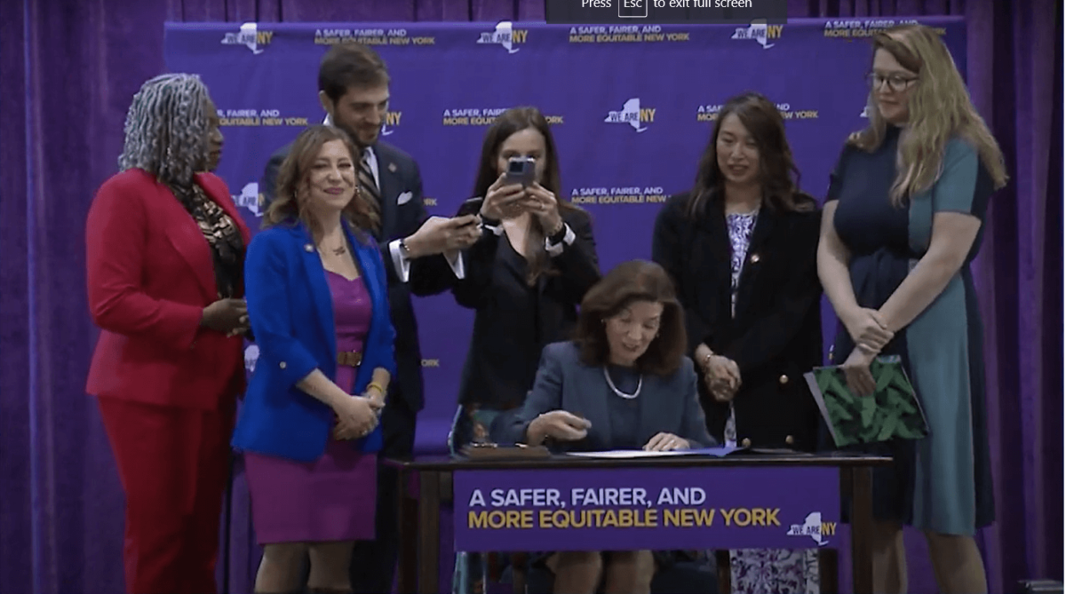 hochul anti harassment signing