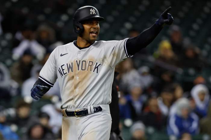 The Yankees celebrate after overcoming Gerrit Cole's lackluster performance.