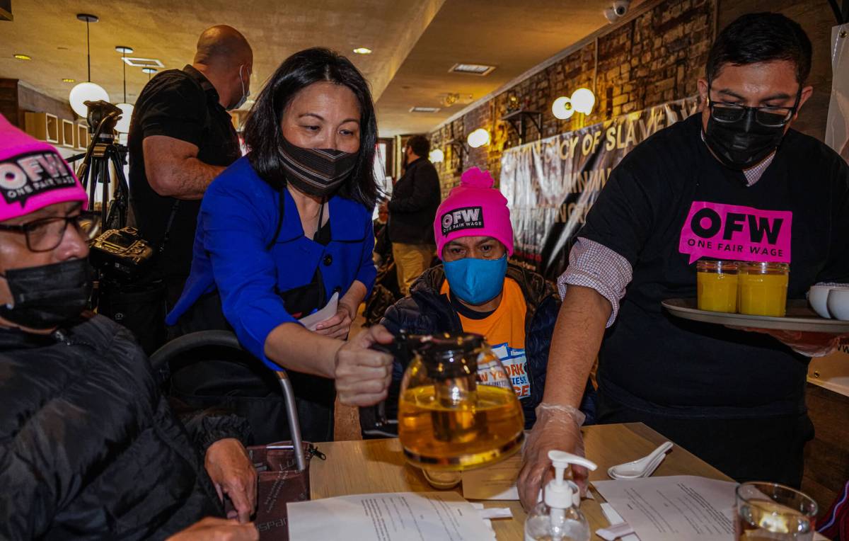 Secretary of Labor Julie Su takes down the orders