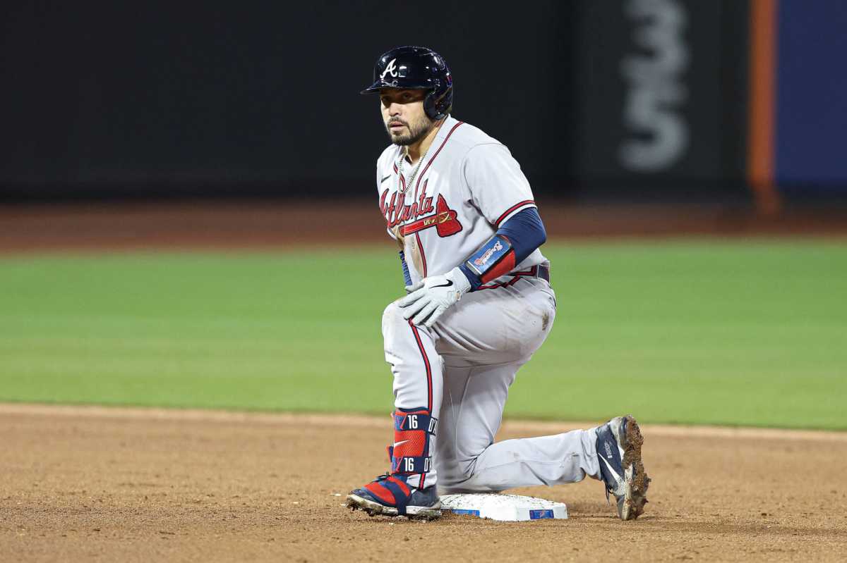 Travis d'Arnaud Mets Braves
