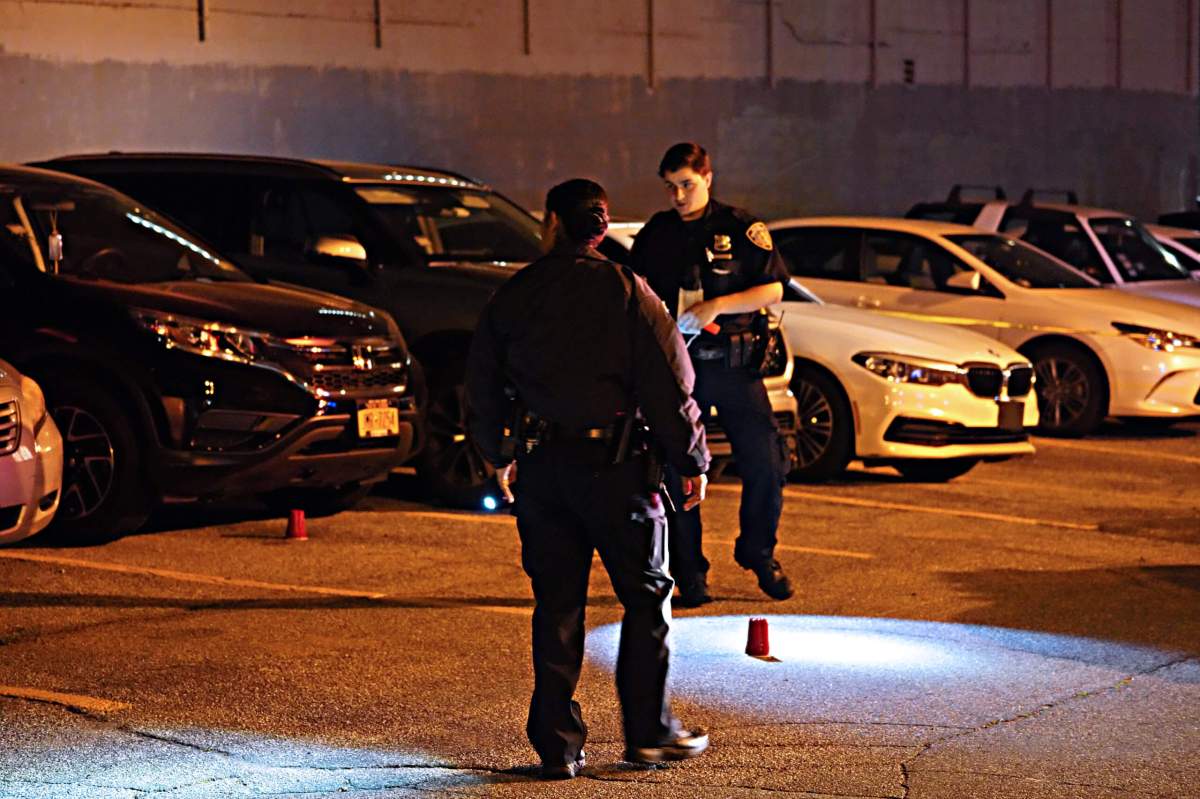 Shooting in the East Village