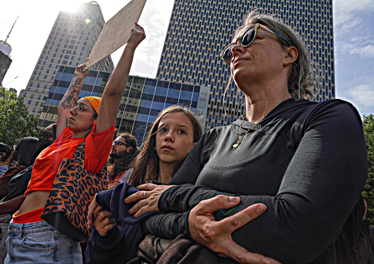 New Yorkers stand against gun violence through Lower Manhattan rallies 11