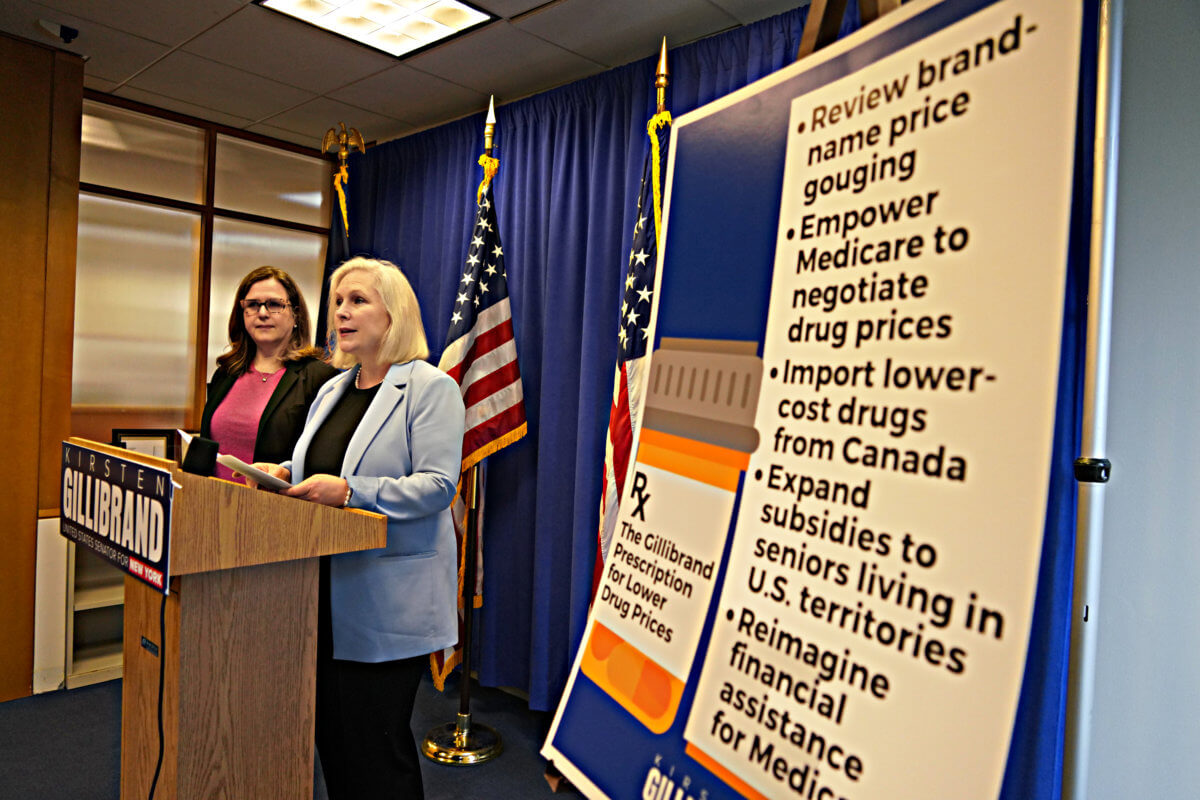 Gillibrand unveils five-point plan to combat high prescription costs 4
