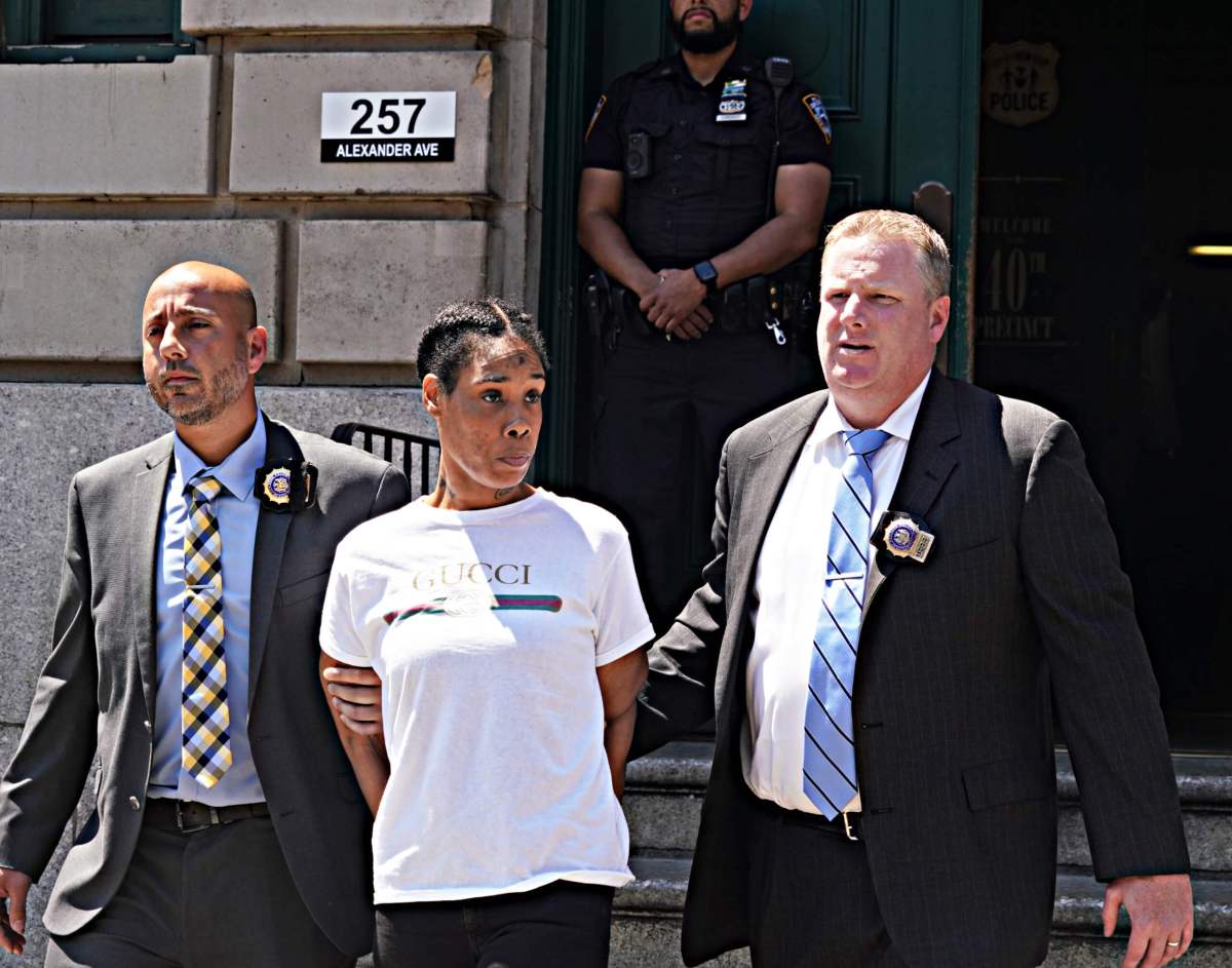 'I didn't kill my daughter, bitch!': Bronx mom and her son cuffed for brutal murder of 7-year-old girl 8 Bronx mom and her son cuffed for brutal murder of 7-year-old girl