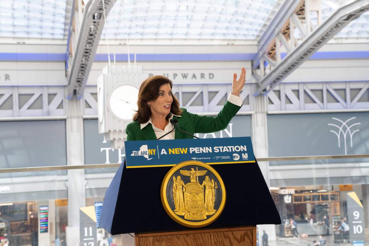 Hochul Penn Station