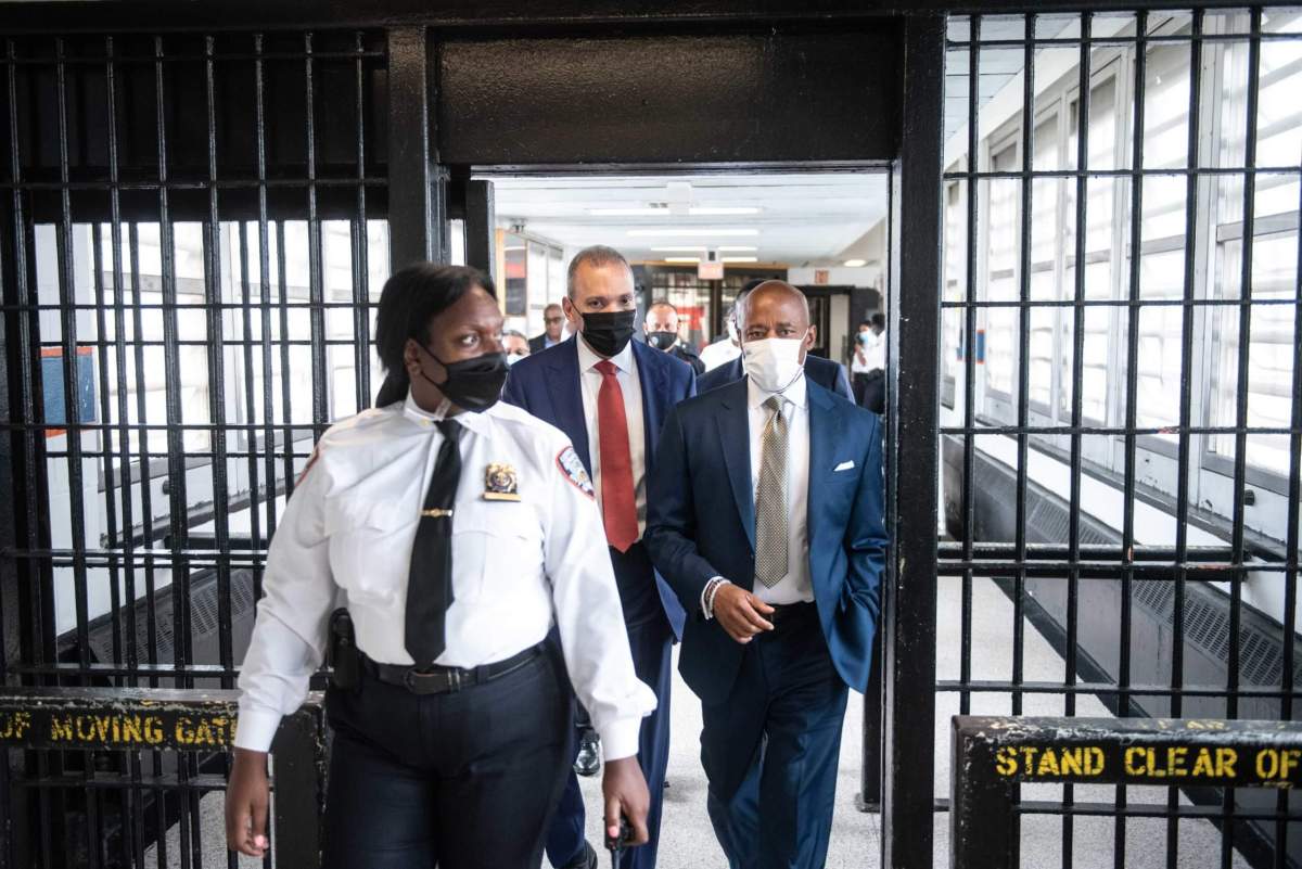 Mayor Adams visits Rikers Island