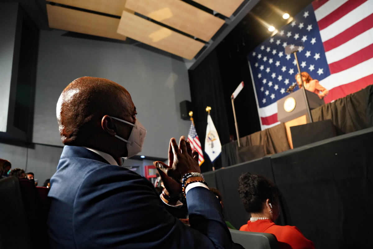 Vice President Kamala Harris visits Brooklyn to tout new Economic Opportunity Coalition helping underserved communities 10
