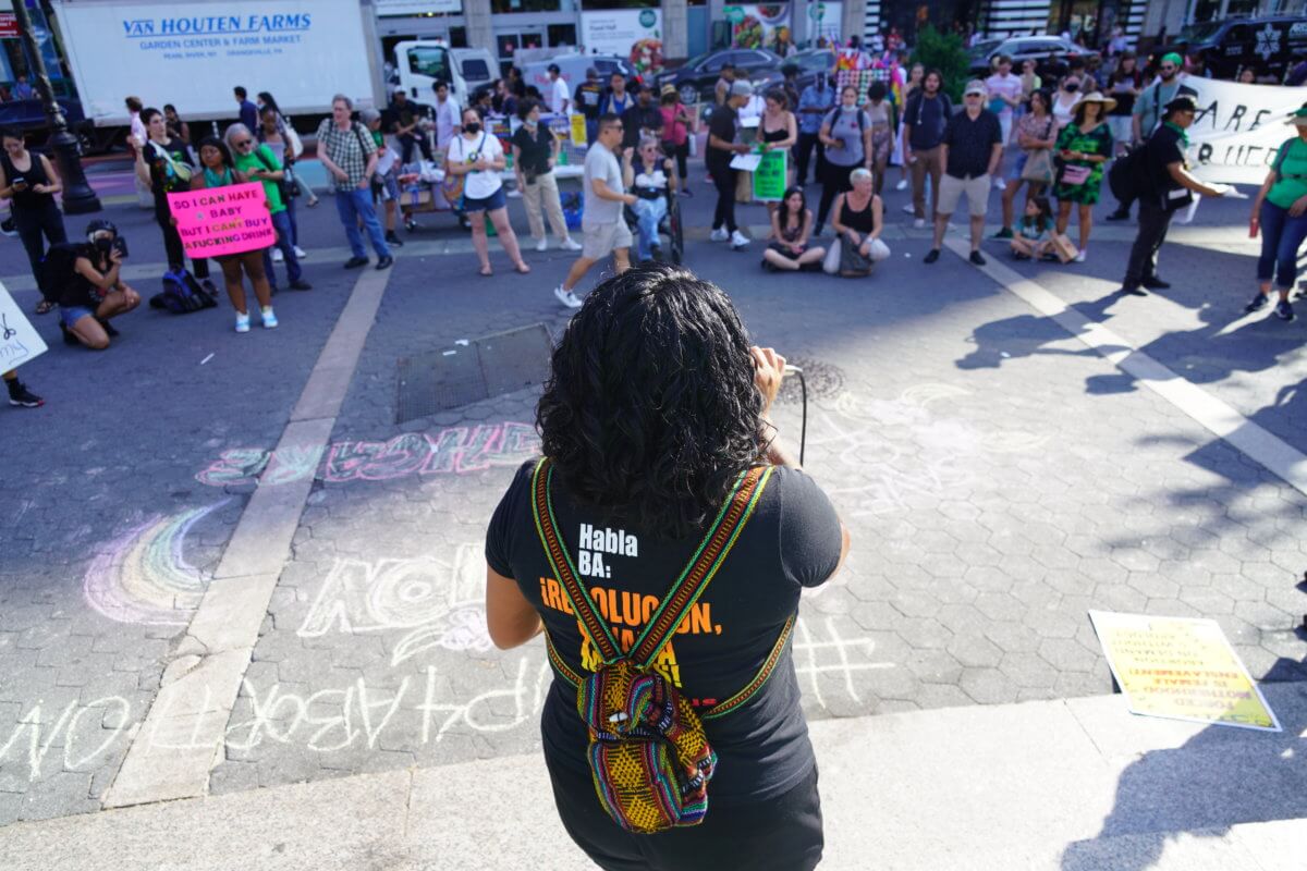 'We have no more choices': Protesters rally in Union Square as states enforce abortion bans 11