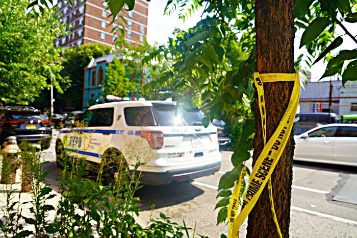 Harlem shooting scene