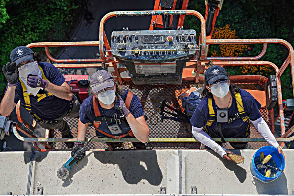 Washington Square Park Arch repairs
