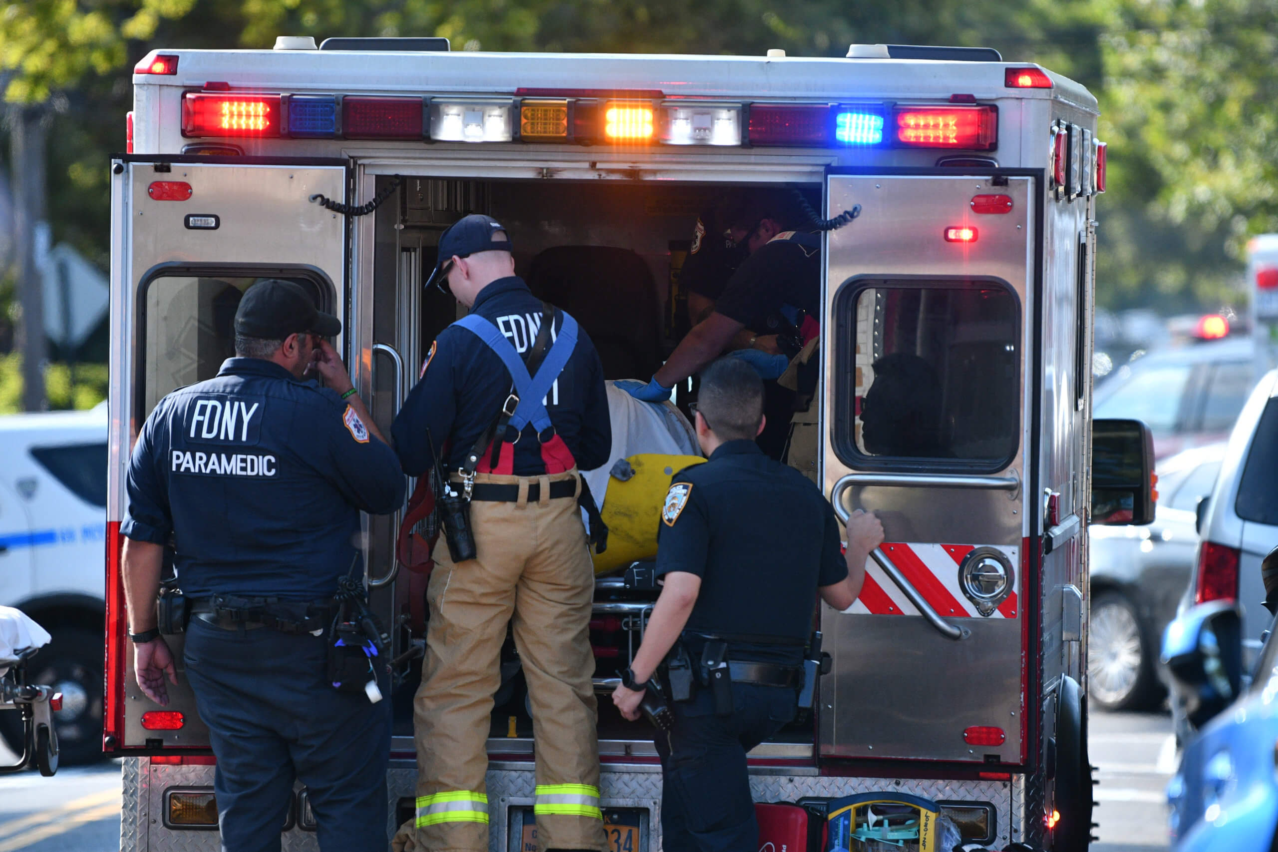 Firefighters take on Brooklyn blaze that left one seriously injured 6