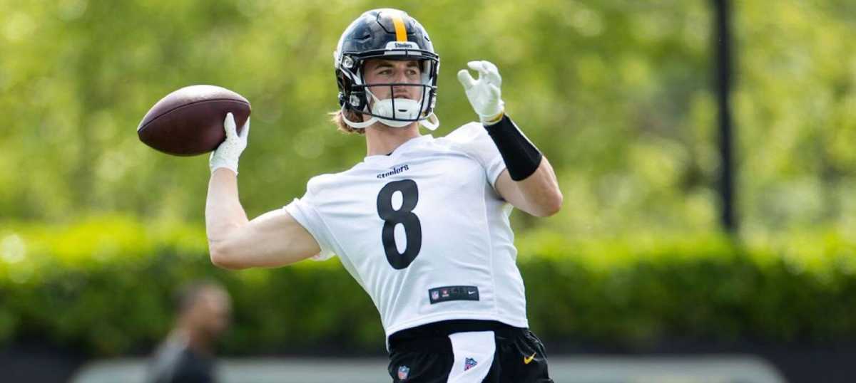 Kenny Pickett is battling for a starting job at NFL training camp