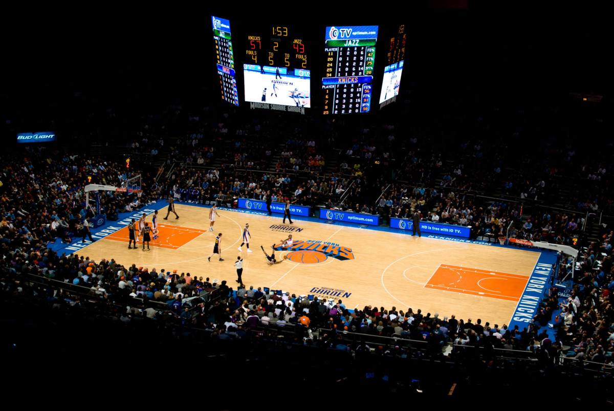Madison Square Garden, home of the Knicks and Cam Reddish.