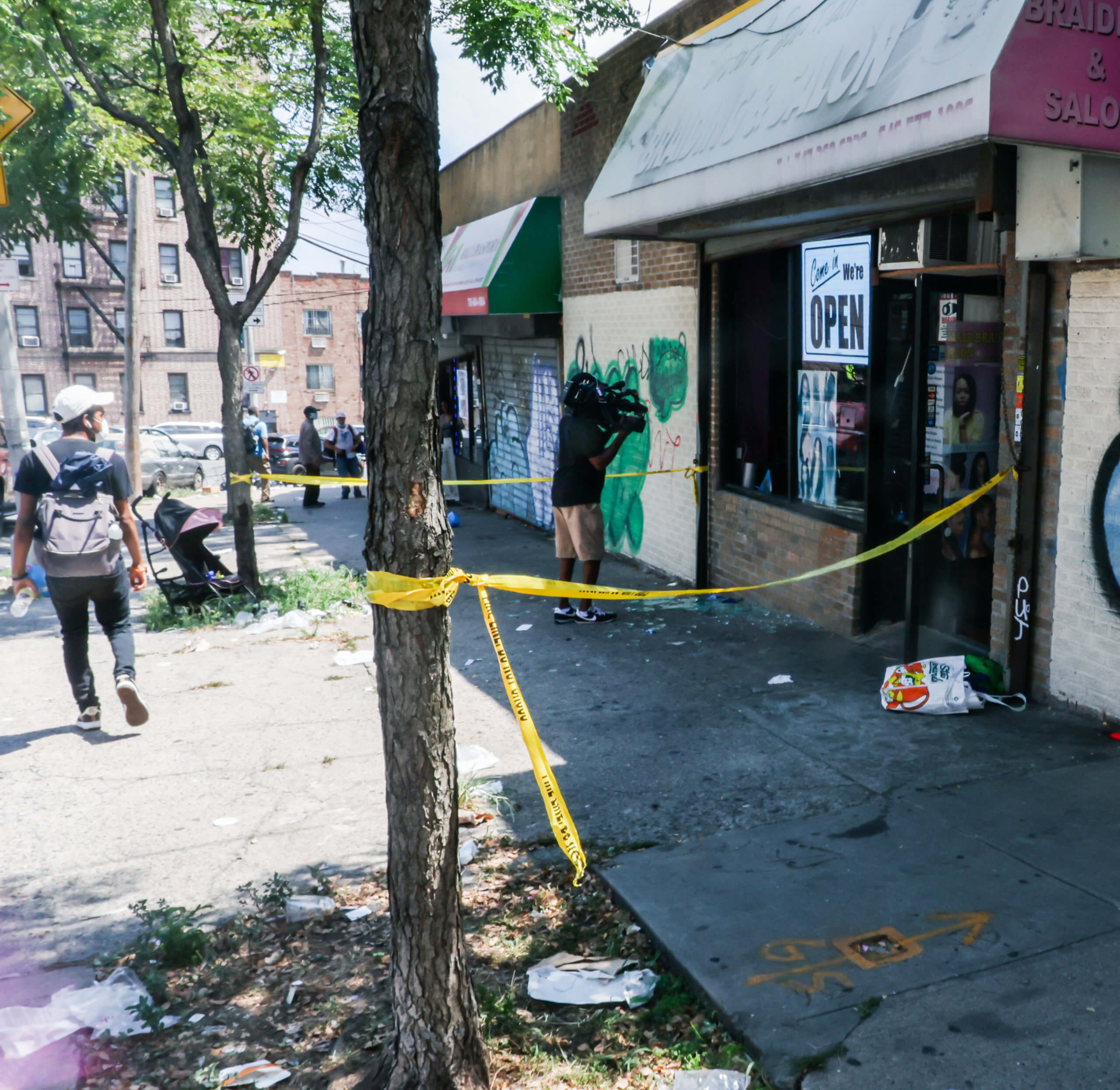 Car jumps curb and crashes into six people and Bronx building: NYPD 6