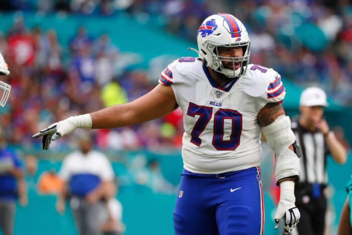 Buffalo Bills guard Cody Ford