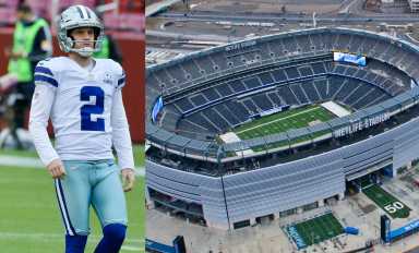 Greg Zeurlein (left) has won the starting job as the Jets kicker.