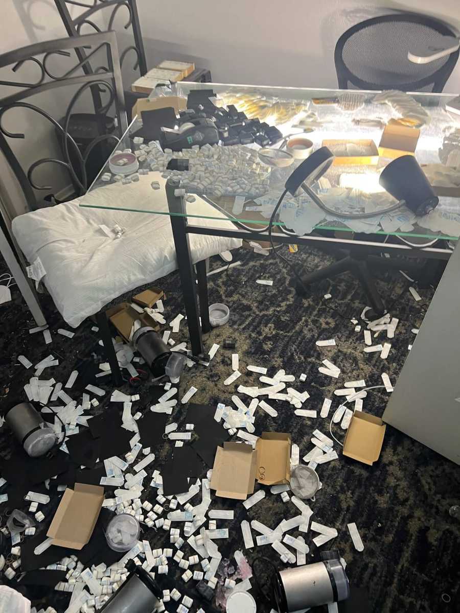 Heroin and Fentanyl Packaging Mill
