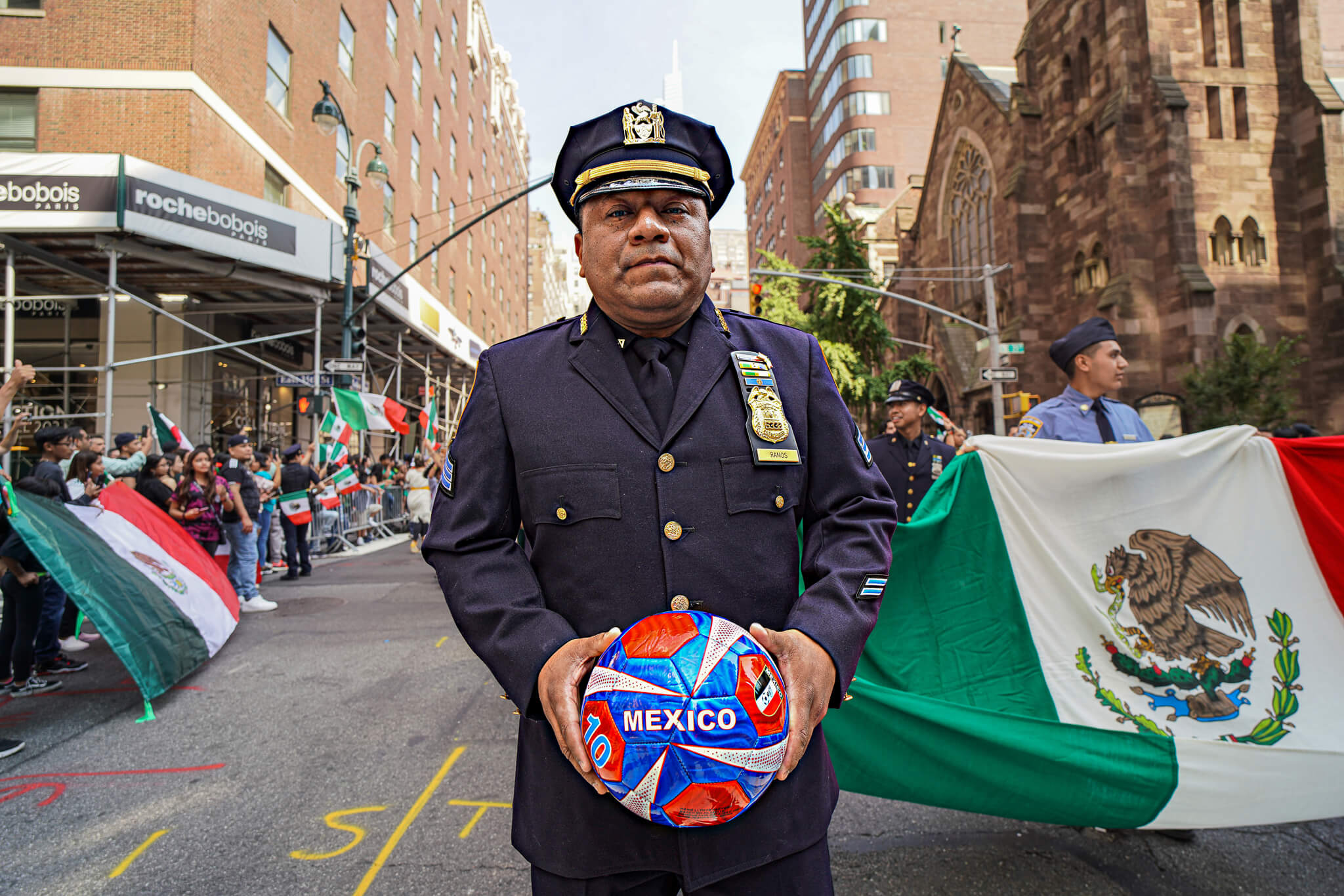 Officer at Mexican Day Parade