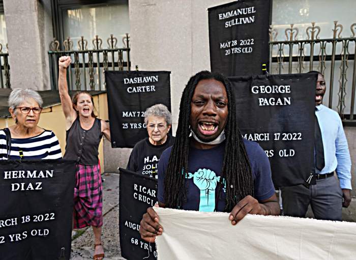 Rikers Island protesters say penal island beyond repair