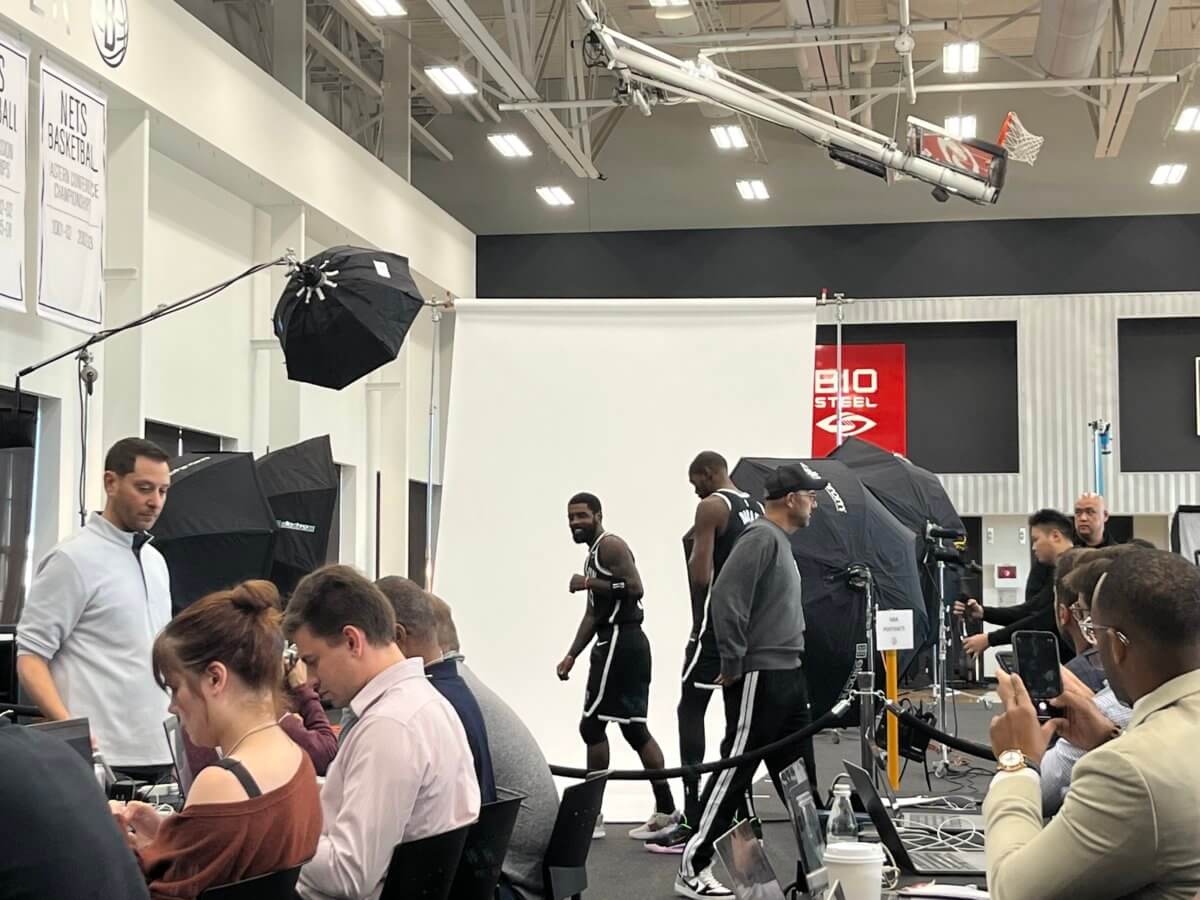 Kyrie Irving describes chaotic offseason as he and Nets look to turn page 3 Nets Kyrie Irving Kevin Durant