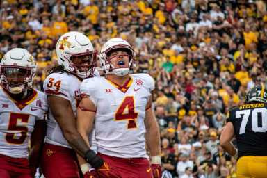 Iowa State linebacker Colby Reeder