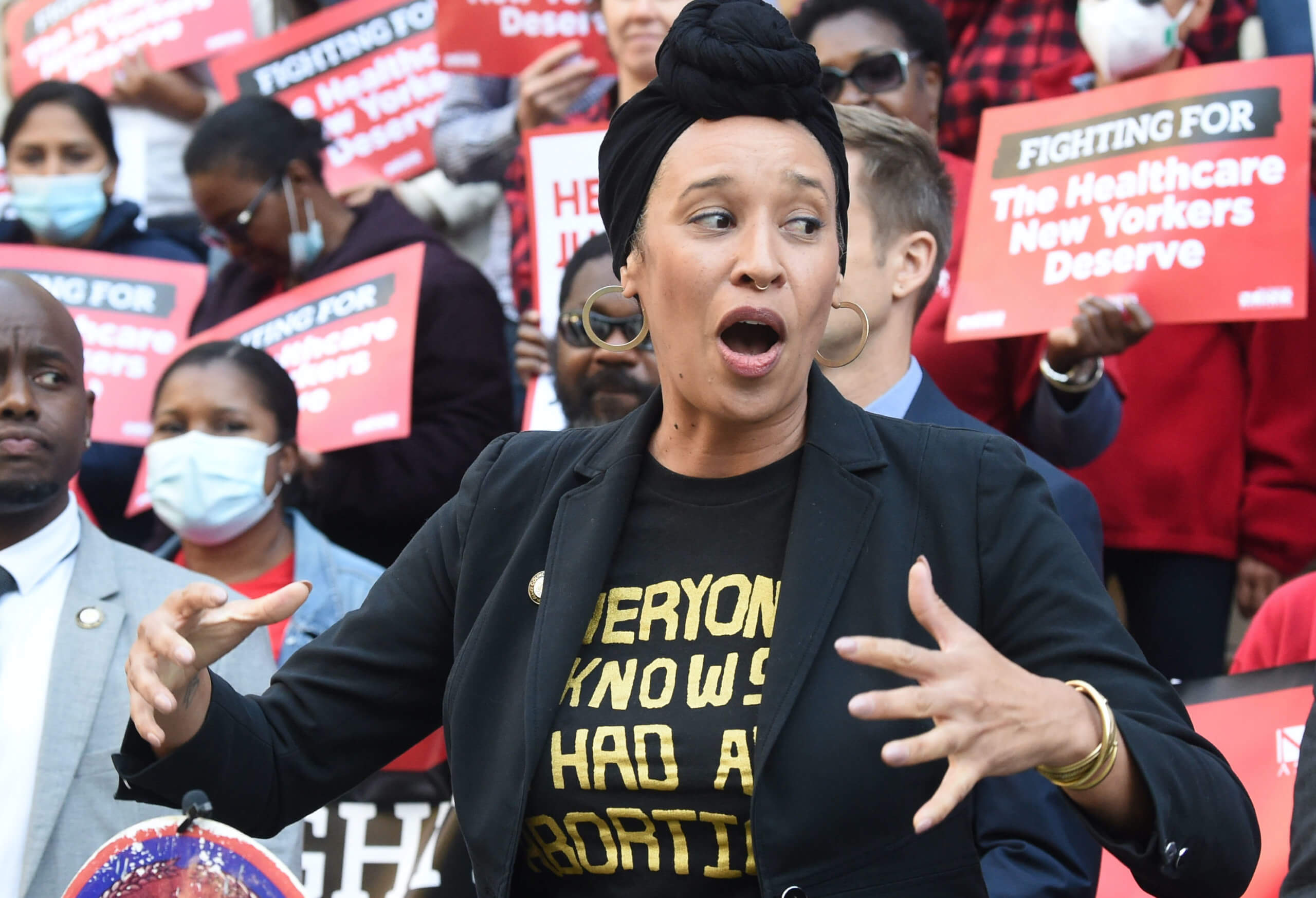 'It's just terrible': NYC pols, civil rights leaders pan reported NYPD radio encryption plans 12 Councilwoman Sandy Nurse at unrelated rally