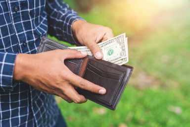 Money in wallet