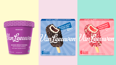 Van Leeuwen and Sprouts teamed up to reate three treats.
