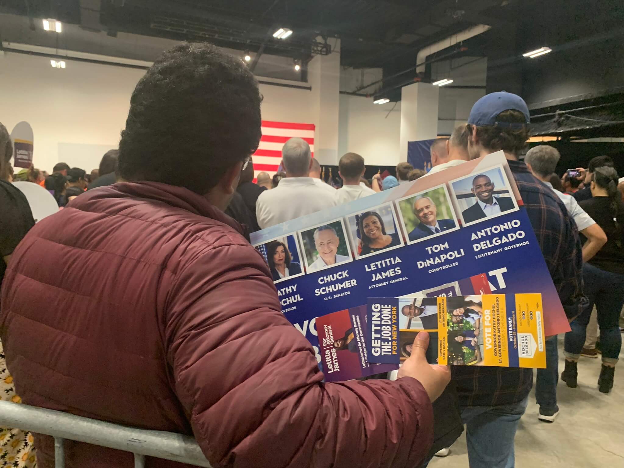 'I love being underestimated': Hochul rallies in Brooklyn with Dem bigwigs as election looms 5 union at hochul rally