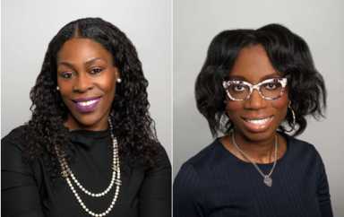 Johari Jenkins-Taylor and Kimberly Williams