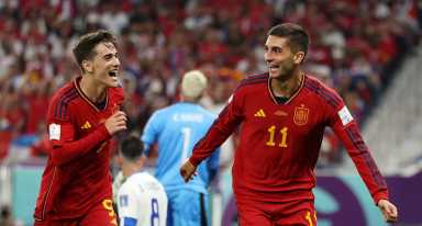 Ferran Torres Spain Costa Rica World Cup