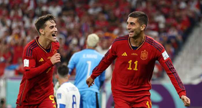 Ferran Torres Spain Costa Rica World Cup
